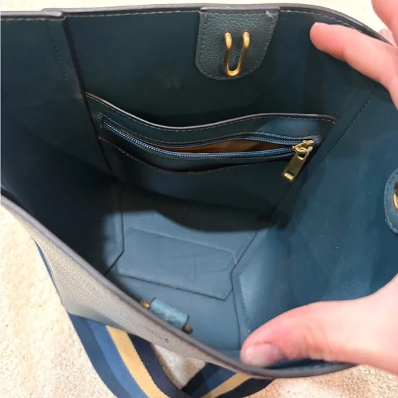 Bostanten Leather Designer Hobo Green Bucket Bag - Picture 5 of 9